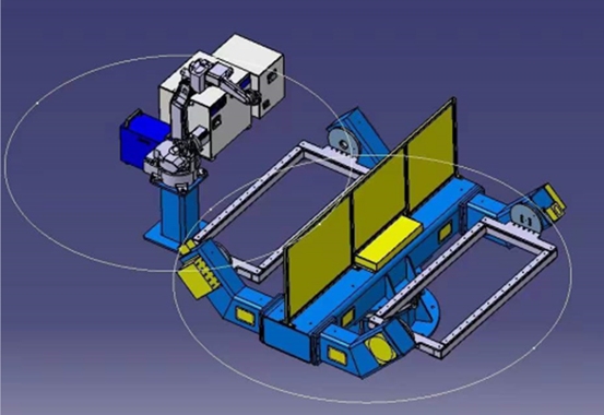 Automated welding line integration solution