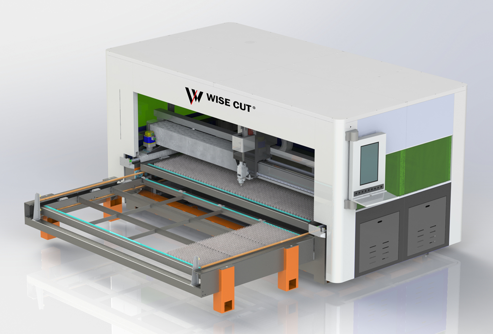 Space Saver Full Cover Fiber Laser Cutter