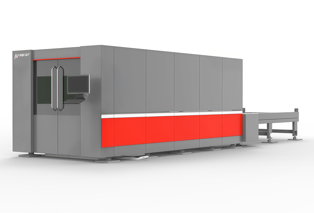 High performance Full cover laser cutting machine