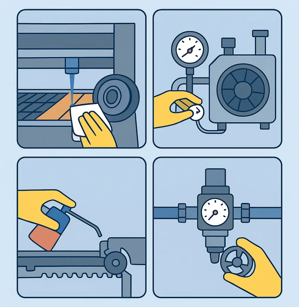 Four Essential Daily Maintenance Checks for Laser Cutting Machines