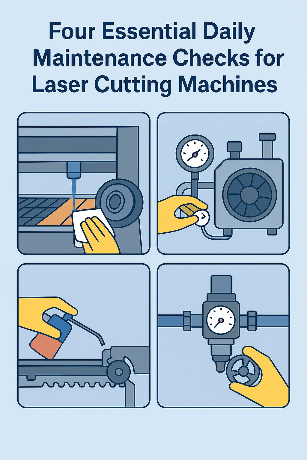 Four Essential Daily Maintenance Checks for Laser Cutting Machines