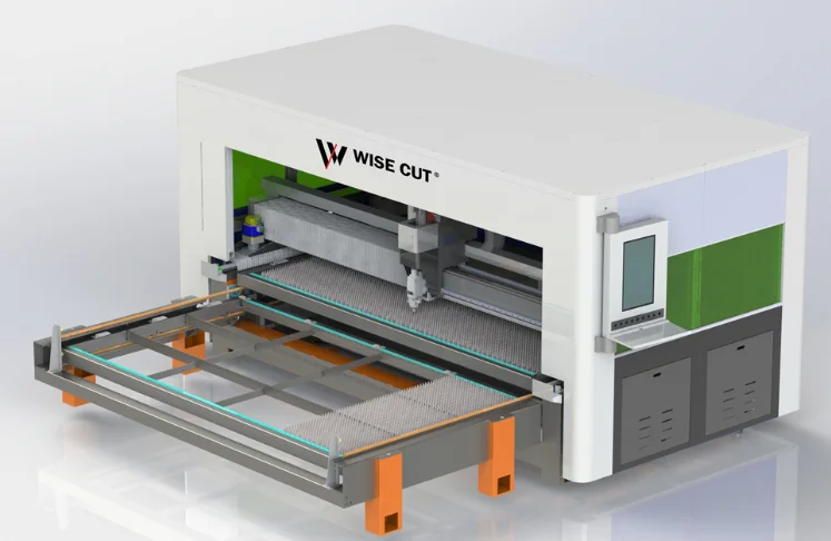 WiseCut full cover fiber laser cutting machine