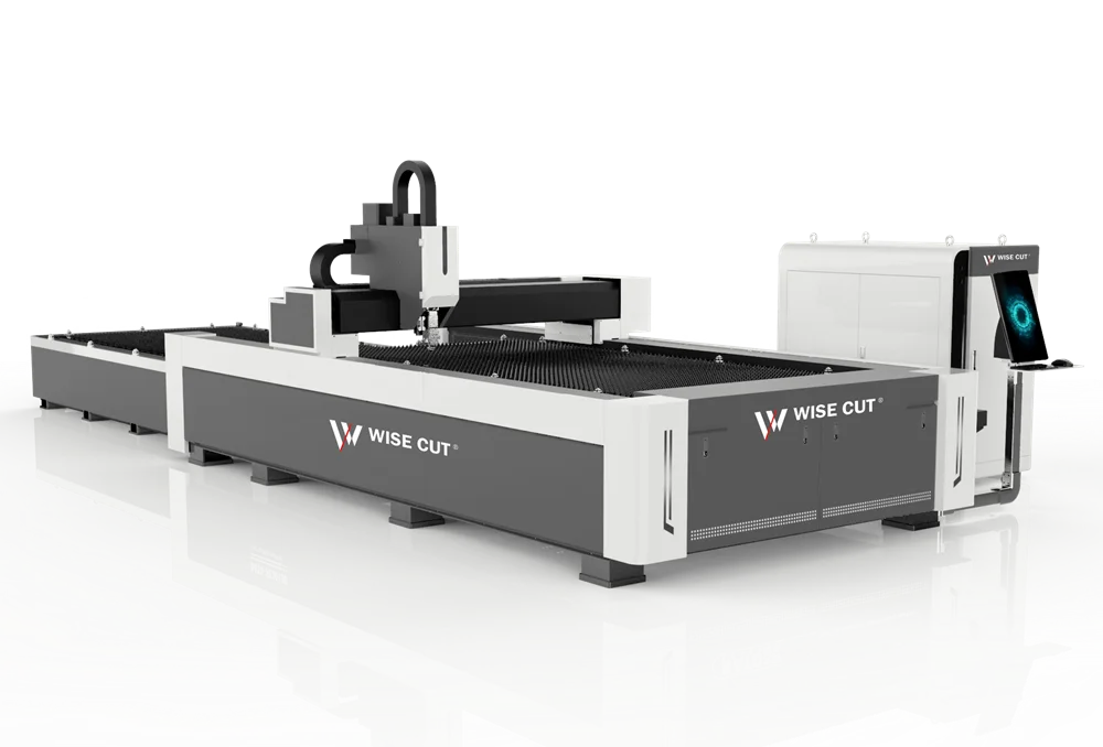 Fiber Laser Cutting Machine with exchange table for metal fabrication
