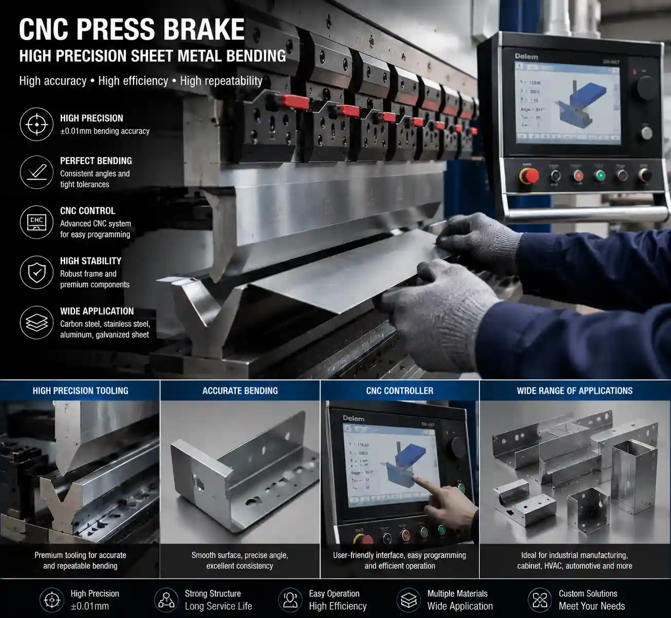 دليل شراء مكابس الثني CNC لثني الصفائح المعدنية